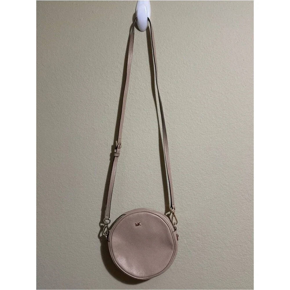 Michael Kors Pebbled Leather Canteen Crossbody Bag